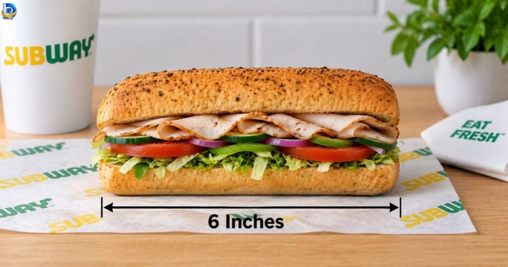 A 6 Inch Subway Sandwich